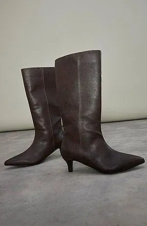 Damen - Stiefel - dunkelbraun