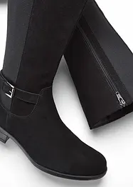 Weitschaftstiefel aus Leder, bonprix