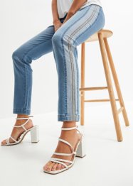 Stretch-Jeans mit Streifeneinsatz, BODYFLIRT