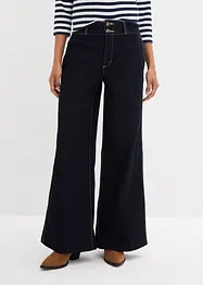 Wide Leg Jeans High Waist, Stretch, bonprix