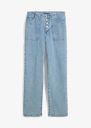 Straight Jeans Mid Waist, Stretch, bonprix