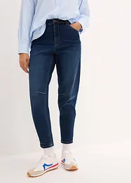 Barrel-Jeans High Waist, cropped, bonprix