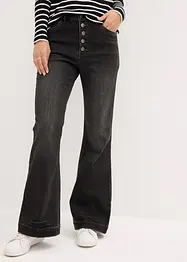 Bootcut-Jeans High Waist, Bequembund, bonprix