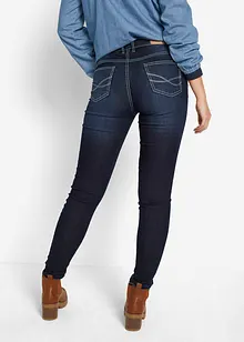 Slim Jeans Mid Waist, Kontrastnähte, bonprix