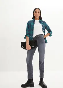 Straight Jeans Mid Waist, Ultra Soft, bonprix