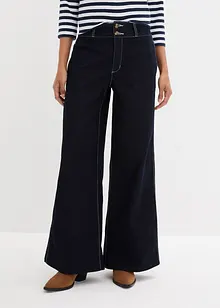 Wide Leg Jeans High Waist, Stretch, bonprix