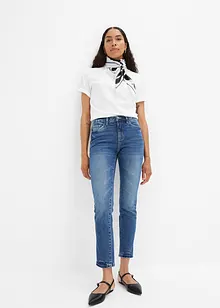 Slim Fit Jeans Mid Waist, cropped, bonprix