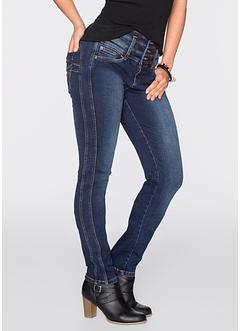 Stretch-Jeans "Bauch-Beine-Po" in Super-Stretch-Material, SLIM, John Baner JEANSWEAR, dunkelblau Stretch-Jeans "Bauch-Beine-Po" in Super-Stretch-Material, SLIM, John Baner JEANSWEAR, dunkelblau