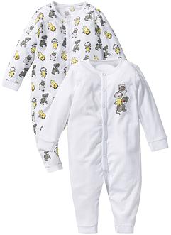 Baby Overall (2er-Pack) Bio-Baumwolle, bpc bonprix collection Baby Overall (2er-Pack) Bio-Baumwolle, bpc bonprix collection