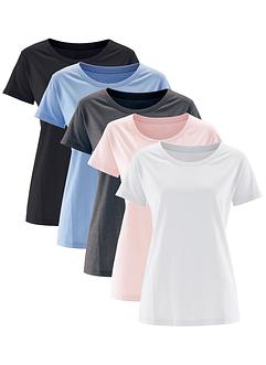 Basic Baumwollshirt Single-Jersey, bpc bonprix collection Basic Baumwollshirt Single-Jersey, bpc bonprix collection