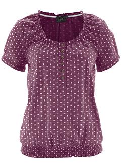 Bedruckte Trachtenbluse mit kurzen Ärmeln, bpc bonprix collection Bedruckte Trachtenbluse mit kurzen Ärmeln, bpc bonprix collection