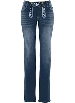 Trachtenjeans mit Stickerei und geradem Bein, bpc bonprix collection Trachtenjeans mit Stickerei und geradem Bein, bpc bonprix collection