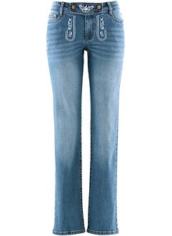 Trachtenjeans mit Stickerei und geradem Bein, bpc bonprix collection Trachtenjeans mit Stickerei und geradem Bein, bpc bonprix collection