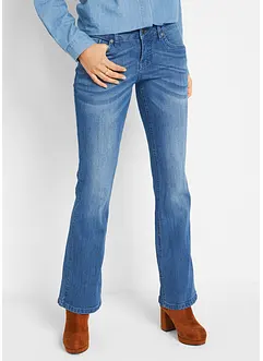 Bootcut Jeans Mid Waist, Stretch, bonprix