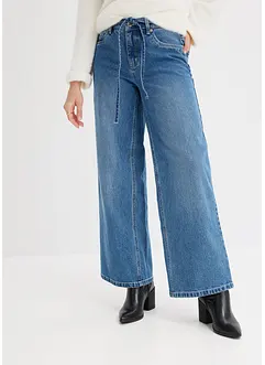 Wide Leg Jeans Mid Waist, bonprix