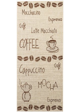 Teppich mit Cappuccino Motiv in braun - bpc living bonprix collection