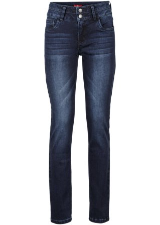 Shaping-Ultra-Soft-Jeans, Slim  in blau von vorne - John Baner JEANSWEAR