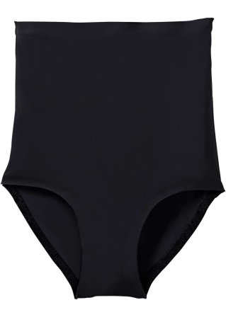 Seamless Shape Slip mit leichter Formkraft in schwarz von vorne - bpc bonprix collection - Nice Size