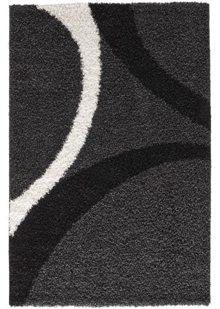 Hochflor Teppich mit modernem Muster in grau - bpc living bonprix collection