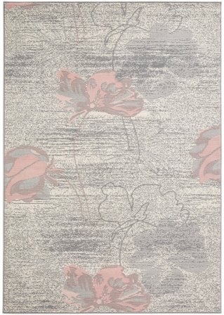 Teppich mit großen Blüten in rosa - bpc living bonprix collection