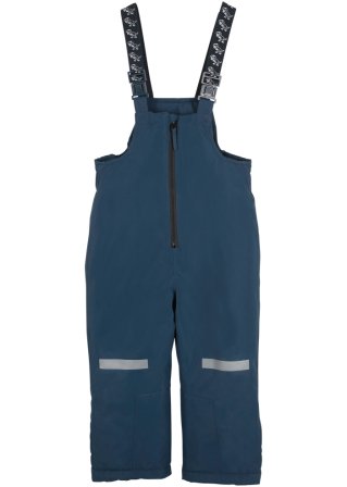 Kinder Schnee-und Skihose in blau von vorne - bpc bonprix collection