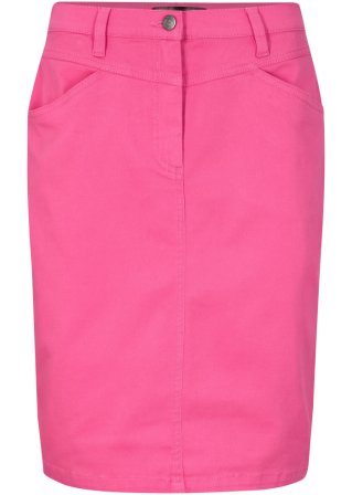 Jeansrock in pink von vorne - bpc selection