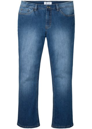 Regular Fit Stretch-Jeans mit Bio-Baumwolle in blau von vorne - John Baner JEANSWEAR