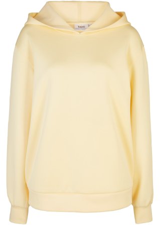 Oversize Sweatshirt aus Scuba-Ware in gelb von vorne - bpc bonprix collection