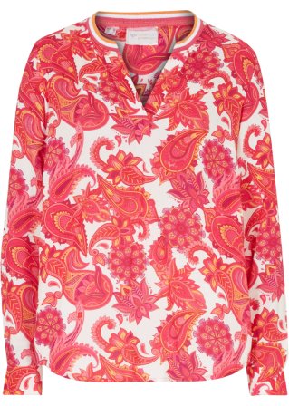 Tunika mit Ornamentdruck in pink von vorne - bpc selection