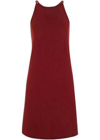 Hänger-Kleid  in rot von vorne - bpc bonprix collection