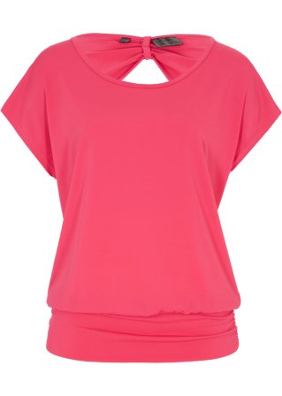Shirt mit Rückendetail in pink von vorne - bpc selection