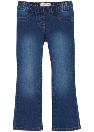 Mädchen Bootcut Jeans in blau von vorne - John Baner JEANSWEAR