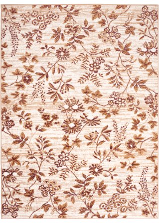 Teppich mit Blumen in braun - bpc living bonprix collection