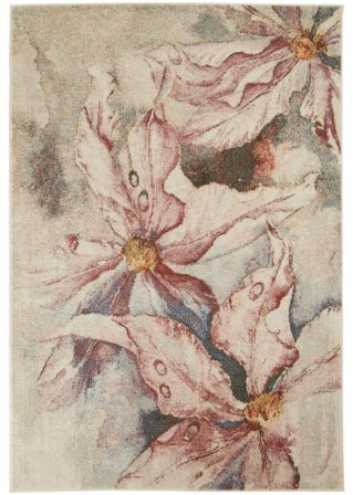 Teppich mit Blumen Motiv in lila - bpc living bonprix collection