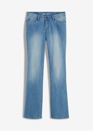 Bootcut-Jeans in blau von vorne - RAINBOW