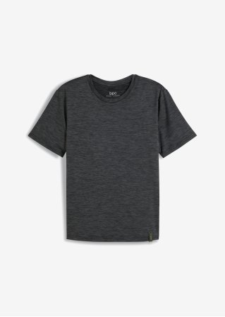 Funktions-T-Shirt  in schwarz von vorne - bpc bonprix collection