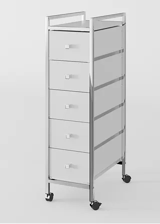Rollcontainer in silber von vorne - bonprix Rollcontainer in silber von vorne - bonprix