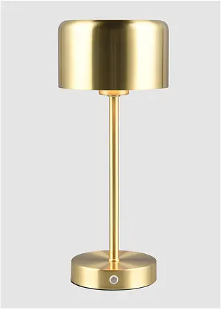 Trio Tischleuchte mit USB Anschluss in gold - Trio Leuchten Trio Tischleuchte mit USB Anschluss in gold - Trio Leuchten