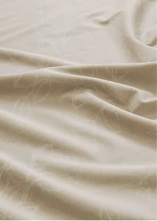 Dekostoff mit Blätterdruck in beige - bonprix Dekostoff mit Blätterdruck in beige - bonprix