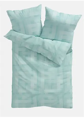 Bettwäsche mit grafischem Design in blau von vorne - bonprix Bettwäsche mit grafischem Design in blau von vorne - bonprix