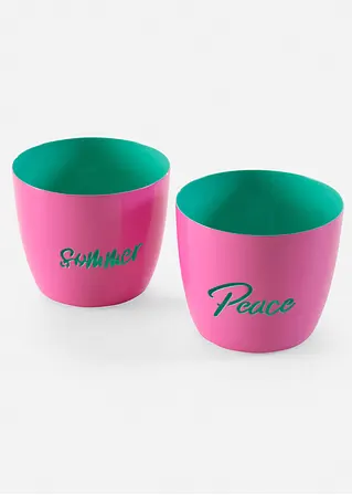 Windlicht (2er Pack) in pink von vorne - bonprix Windlicht (2er Pack) in pink von vorne - bonprix