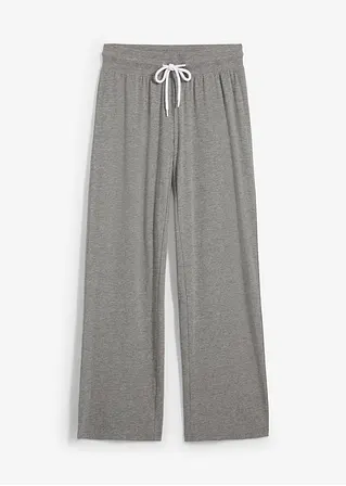 Jersey-Hose aus Baumwolle mit Stretch in grau von vorne - bonprix Jersey-Hose aus Baumwolle mit Stretch in grau von vorne - bonprix
