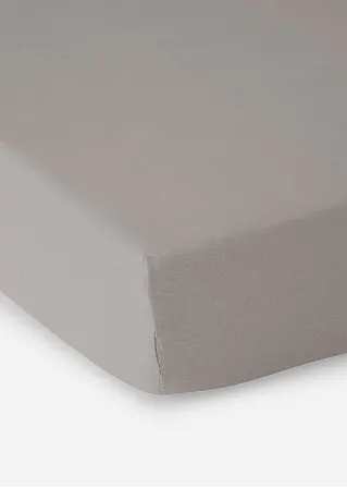 Jersey 40cm Spannbettlaken in braun von vorne - bonprix Jersey 40cm Spannbettlaken in braun von vorne - bonprix