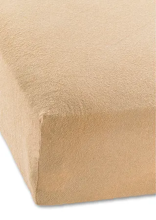Frottee Spannbettlaken in braun - bonprix Frottee Spannbettlaken in braun - bonprix