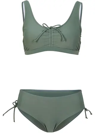 Bikini (2-tlg.Set) in grün von vorne - bonprix Bikini (2-tlg.Set) in grün von vorne - bonprix