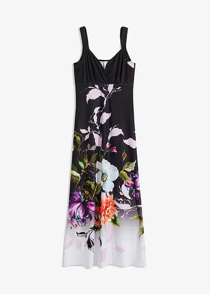 Kleid in schwarz von vorne - BODYFLIRT boutique Kleid in schwarz von vorne - BODYFLIRT boutique