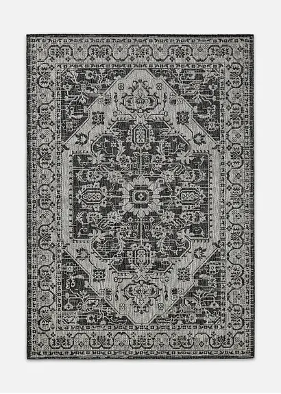 In- und Outdoor Teppich mit orientalischem Motiv in grau - bpc living bonprix collection In- und Outdoor Teppich mit orientalischem Motiv in grau - bpc living bonprix collection