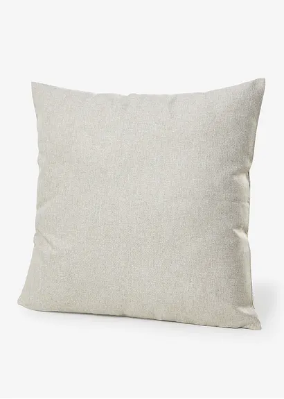 Kissenhülle mit Struktur mit Füllung (1er Pack) in beige von vorne - bonprix Kissenhülle mit Struktur mit Füllung (1er Pack) in beige von vorne - bonprix