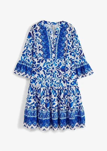 Tunika-Kleid in blau von vorne - bonprix Tunika-Kleid in blau von vorne - bonprix