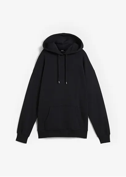 Oversize Hoodie in schwarz von vorne - bonprix Oversize Hoodie in schwarz von vorne - bonprix